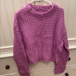 Wild Fable Textured Purple Sweater